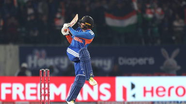 6, 4! Starting the chase the Abhishek Sharma way