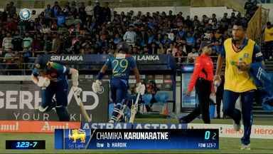 IND vs SL 2023, 3RD T20I: Chamika Karunaratne  Wicket