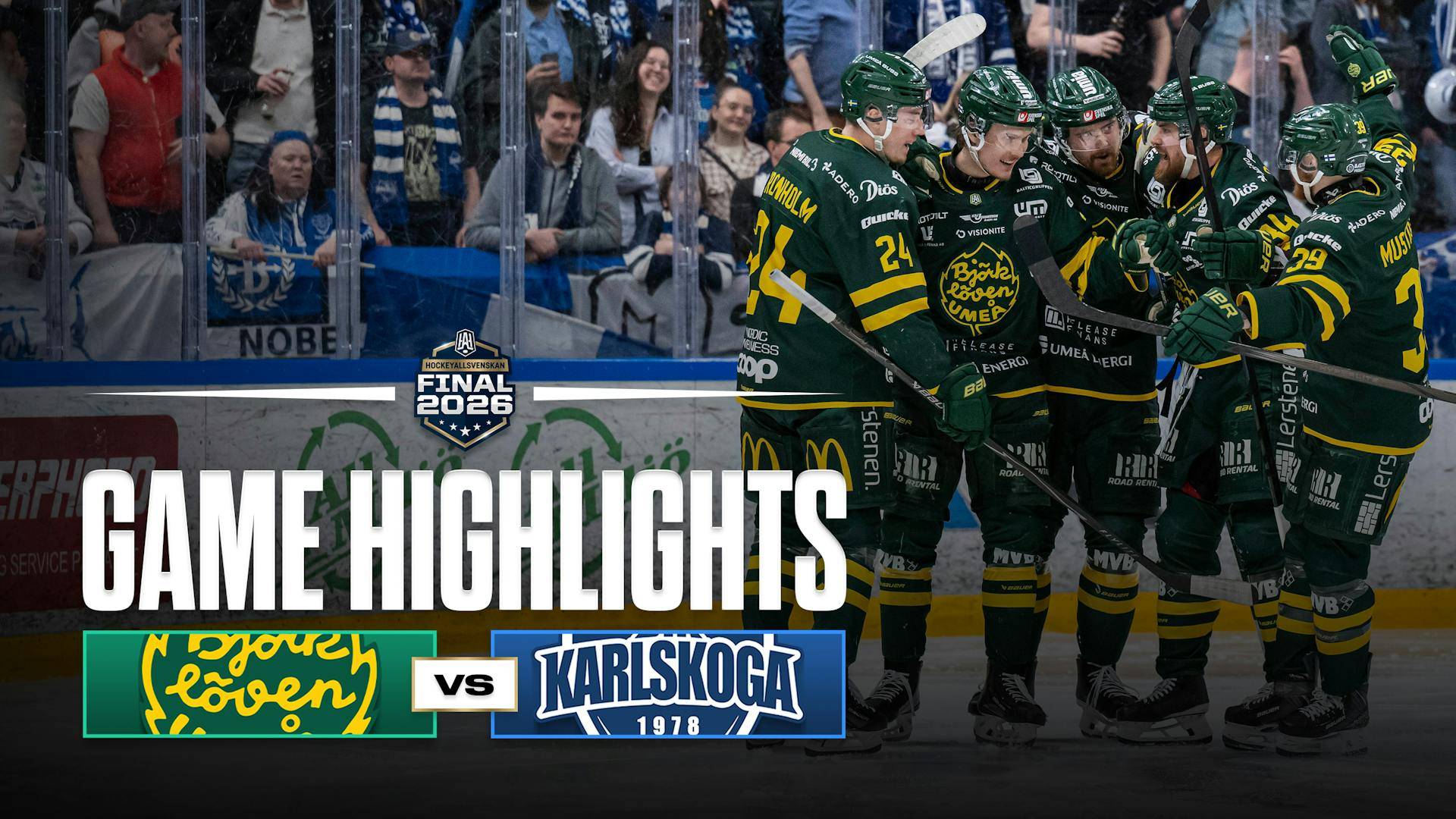 Björklöven tog andra raka finalsegern hemma i Umeå