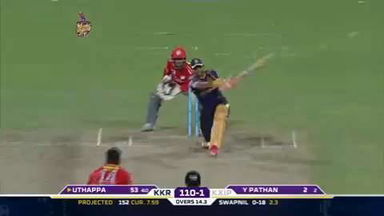 M32: KKR vs KXIP – Super Sixes