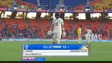 IND vs ENG 2021, 3rd Test, Day 2: Ollie Pope Wicket
