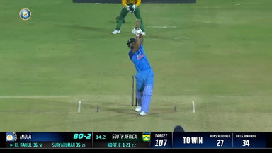 IND vs SA 2022, 1ST T20I: K L Rahul  Six