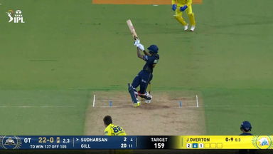 IPL 2026 M37: CSK vs GT - Sai Sudharsan Six