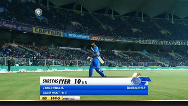 IND vs WI 2019, 2nd T20I: Shreyas Iyer Wicket