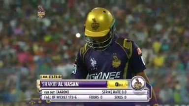 M5: KKR vs RCB – Shakib Al Hasan Wicket
