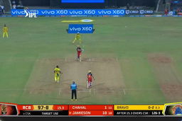 M19: CSK vs RCB – Kyle Jamieson Six