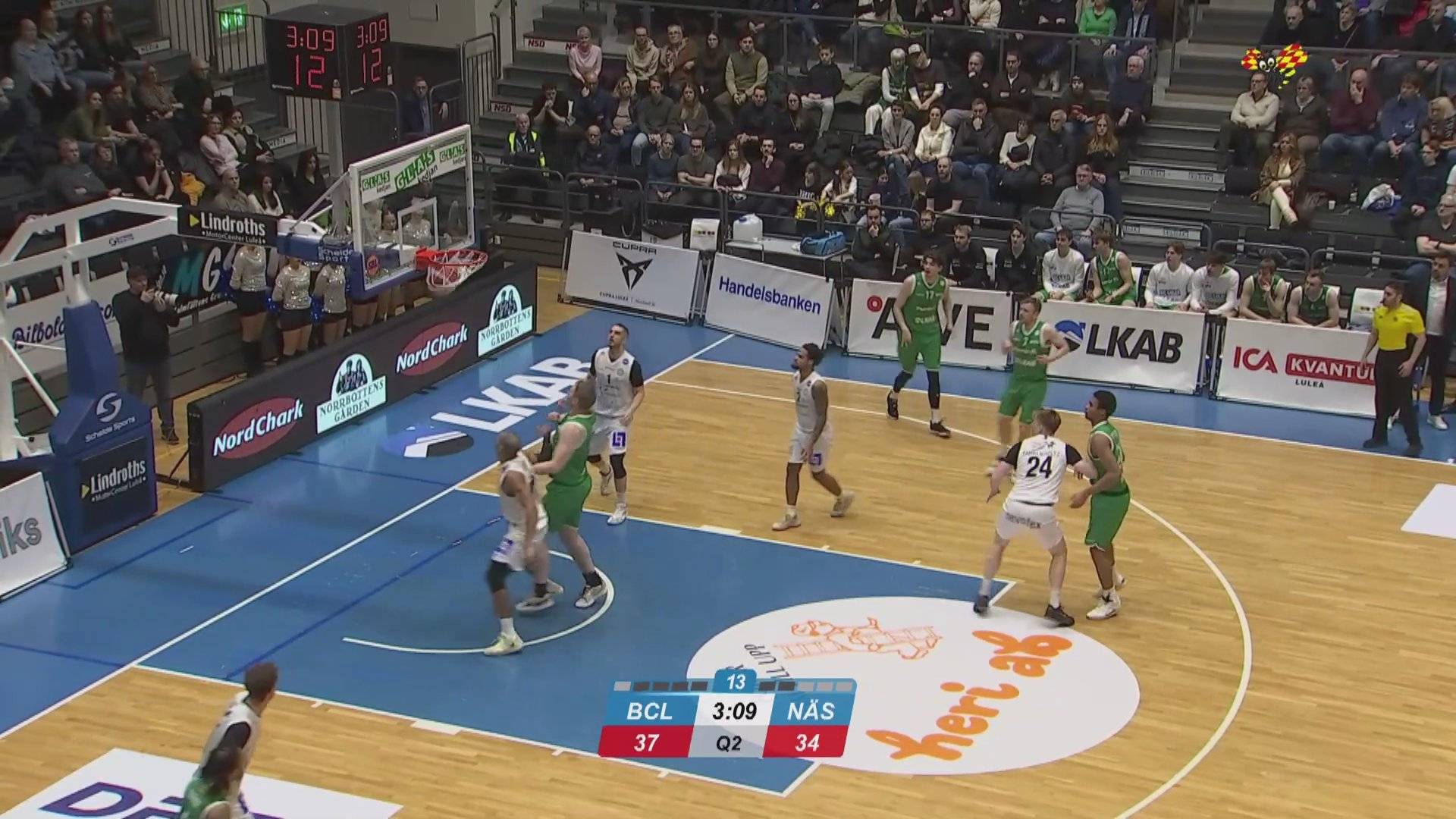 Nässjö Basket Gây Sốc: Phá Vỡ Sân Nhà BC Luleå Với Chiến Thắng Nghẹt Thở 100-93