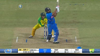 IND vs AUS 2020, 3rd ODI: Rohit Sharma Six