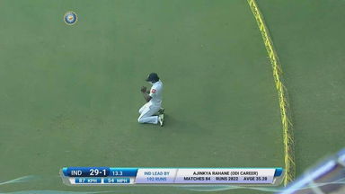 IND vs SL 2017, 3rd Test Day 4: Ajinkya Rahane Wicket