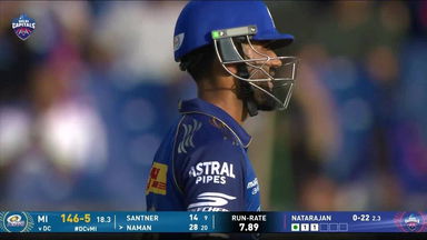 IPL 2026 M08: DC vs MI - Fall of Wickets