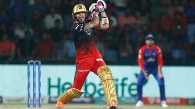 4, 4, 4: Faf du Plessis goes after Mukesh Kumar