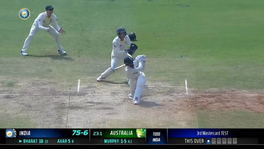 IND vs  AUS 2023, 3RD Test: Srikar Bharat  Six