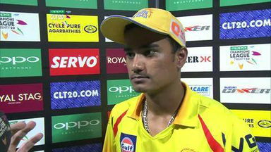 CLT20 2014 M23: KKR vs CSK  –   Interview – Pawan Negi