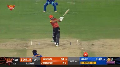 M08: SRH vs MI – Aiden Markram Six
