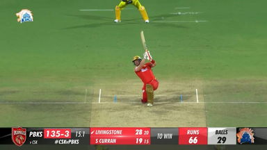 M41: CSK vs PBKS –  Liam Livingstone  Six