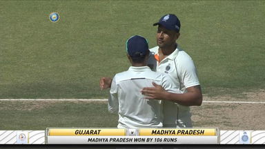 Ranji Trophy 2021-22, Gujarat v Madhya Pradesh: Gujarat, 2nd Innings Fall of Wickets
