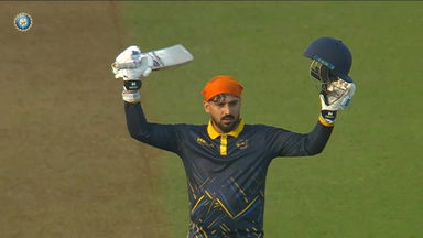 Vijay Hazare Trophy 2025-26 SF2, Saurashtra vs Punjab: Consistent Anmolpreet Singh stands tall with authoritative 100(105)
