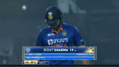 IND vs WI 2022, 2ND T20I: Rohit Sharma Wicket