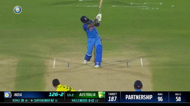 IND vs AUS 2022, 3RD T20I: Suryakumar Yadav  Six