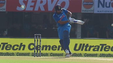 Rohit Sharma does a Copy Paste shot