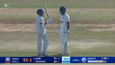 Ranji Trophy 2023/24, Rajasthan vs Maharashtra: Siddhesh Veer sets the platform with 59(132)