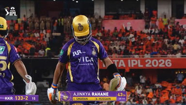 IPL 2026 M45: SRH vs KKR - Ajinkya Rahane Wicket