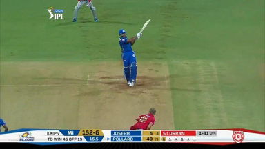 M24: MI vs KXIP – Kieron Pollard Six