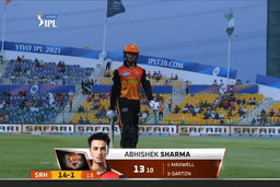 M52: RCB vs SRH – Abhishek Sharma Wicket