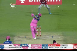 M50: KXIP vs RR – Ben Stokes Six