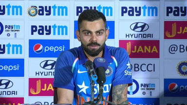 Virat Kohli addresses the media post India's win at Pune