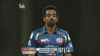 M62: MI vs SRH – Shikhar Dhawan Six