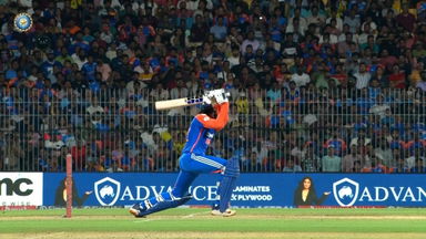 Tilak Varma takes India home in style