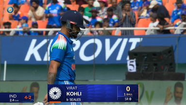 IND vs WI 2026, 3rd ODI: Virat Kohli Wicket