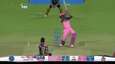 M43: KKR vs RR – Jofra Archer Six