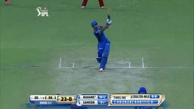 M6: DD vs RR – Ajinkya Rahane Six
