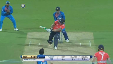 IND vs ENG 2017, 3rd T20I : Jason Roy Six