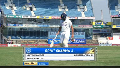 IND vs ENG 2021, 1st Test, Day 3: Rohit Sharma Wicket