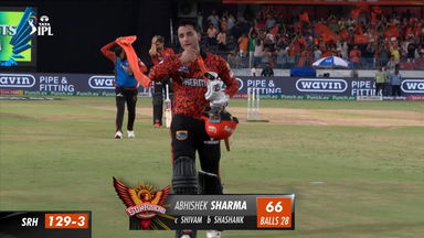 M69: SRH vs PBKS – Abhishek Sharma Wicket