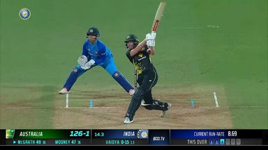 IND-W vs AUS-W 2022, 2ND T20I: Tahlia McGrath Six