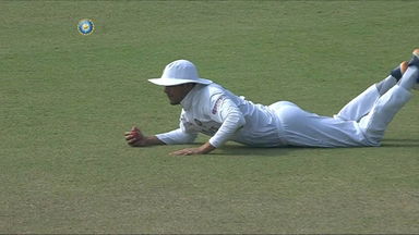 Shubman's excellent diving catch at the deep