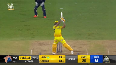Final: CSK vs GT – Ambati Rayudu Six