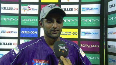 CLT20 2014 M9: HOB vs NK  –   Interview – Shoaib Malik
