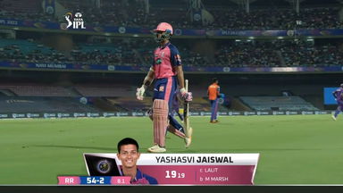 M58: RR vs DC – Yashasvi Jaiswal Wicket