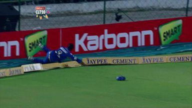 CLT20 2013 M1: RR vs MI – Sanju Samson 54
