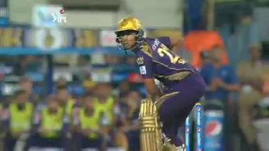 M1: KKR vs MI – Suryakumar Yadav Six