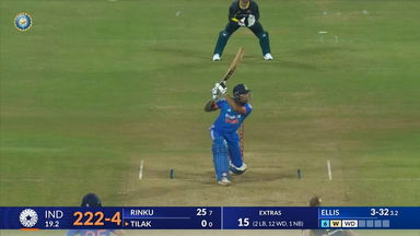 IND vs AUS 2023-24, 2ND T20I: Tilak Varma Six