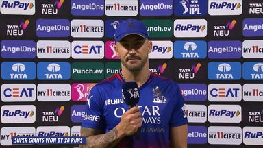 M15: RCB vs LSG – Faf Du Plessis Interview