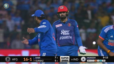 Super Over 1 IND vs AFG 2024, 3RD T20I