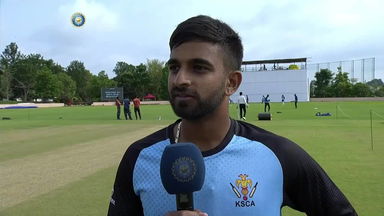 Ranji Trophy 2021-22, Karnataka v Uttar Pradesh, QF: R Samarth Interview
