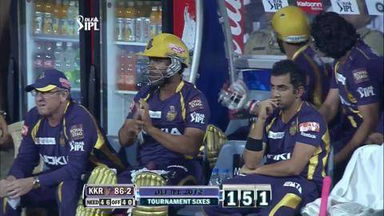 IPL 2012 Match 15 – KKR vs RR: Super Sixes